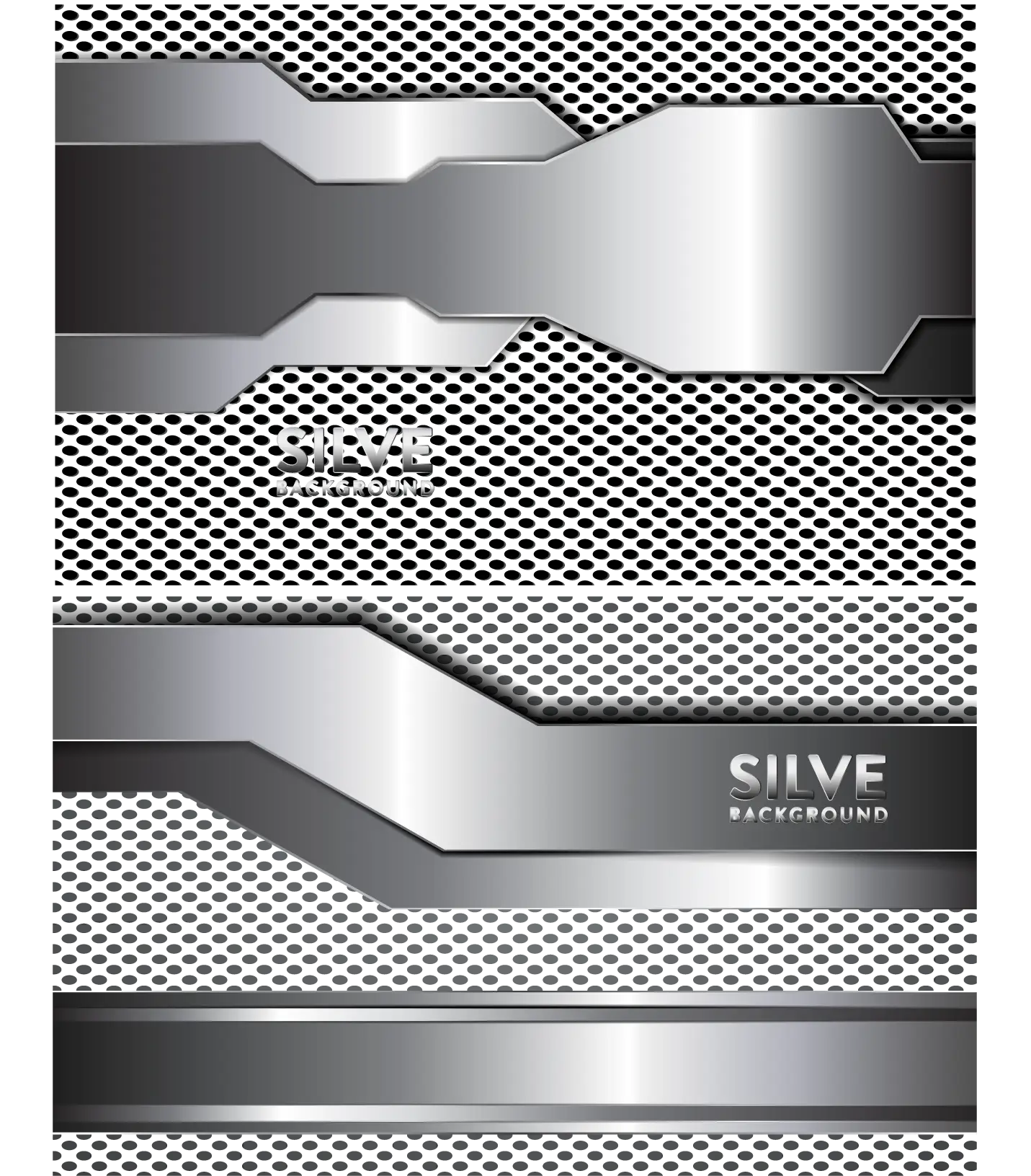 Futuristic Metallic Design Background