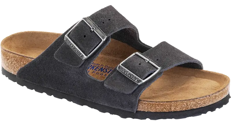 Gray Sandals with Adjustable Straps