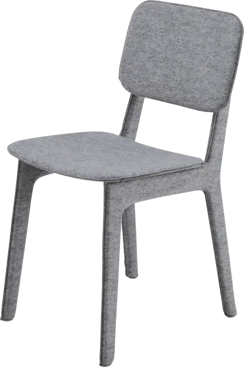 Gray Fabric Chair Design