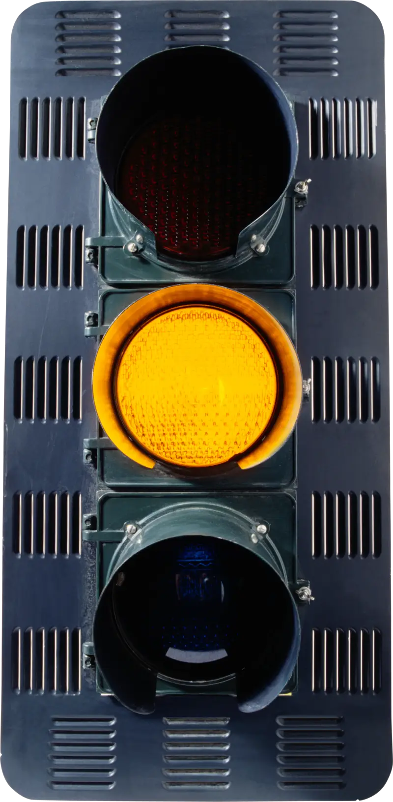 Yellow Traffic Light Signal