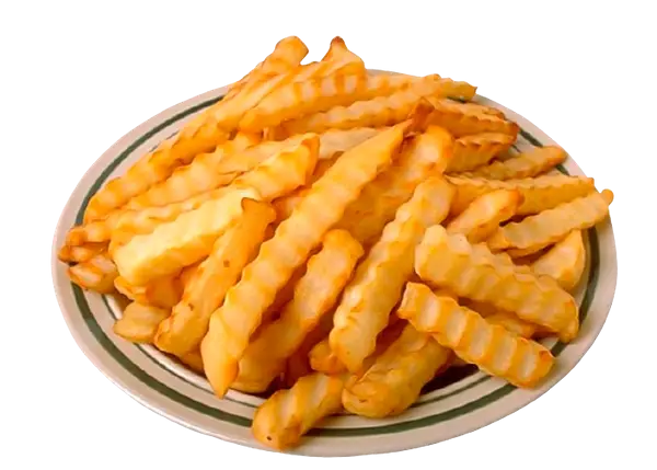 Crispy Golden French Fries on a Plate