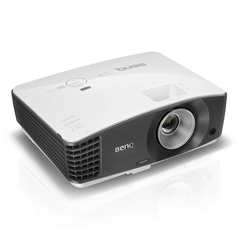 White BenQ Projector for Multimedia Use