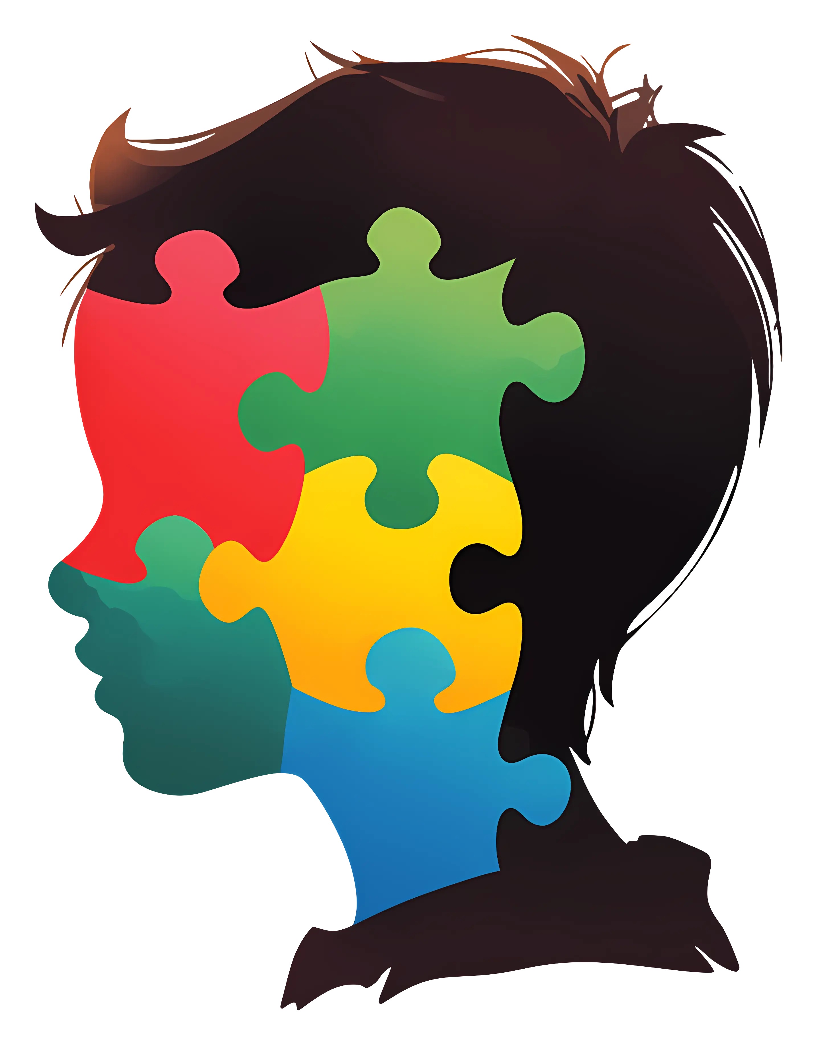 Puzzle Head Silhouette