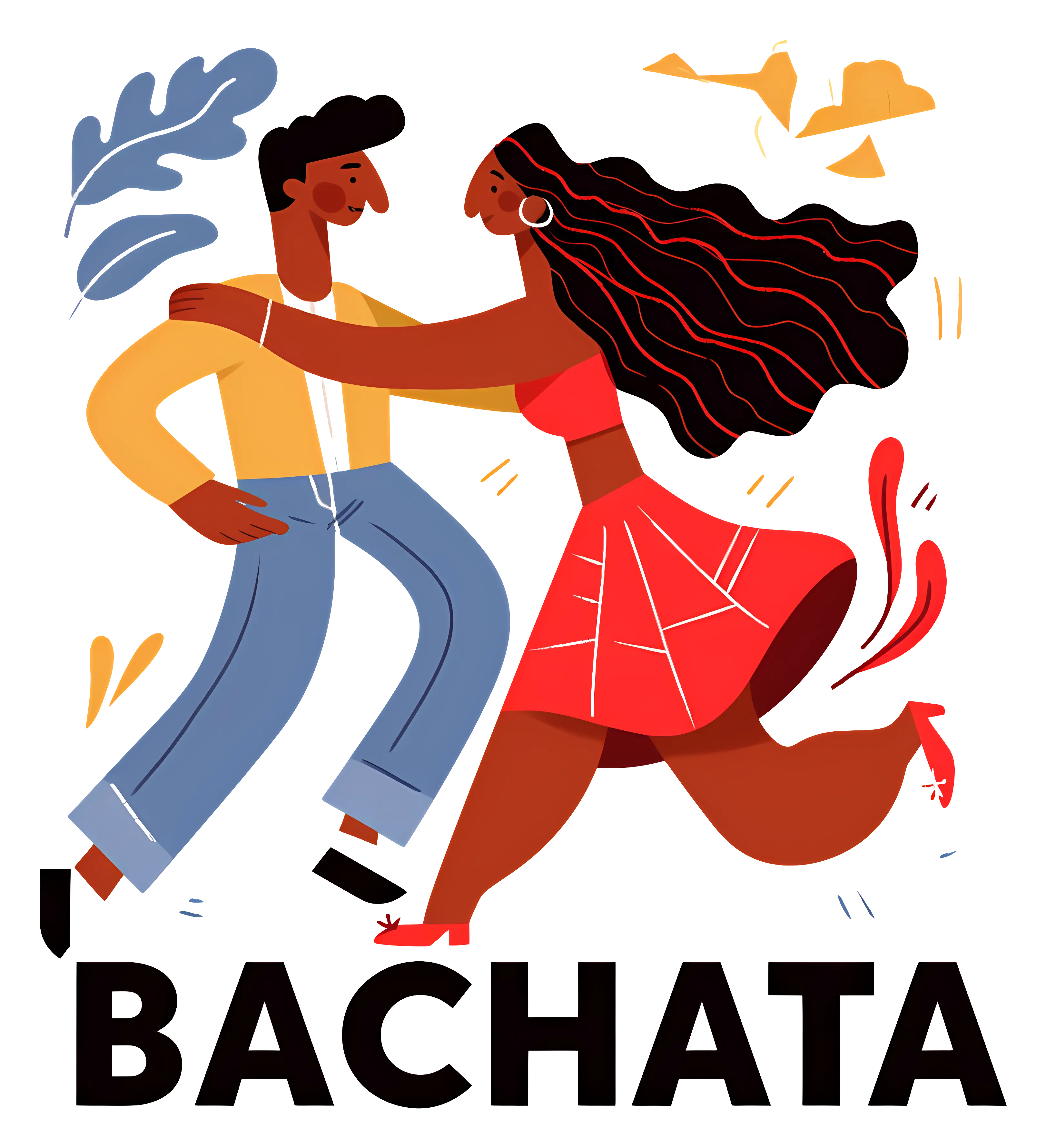 Bachata Dancing Couple