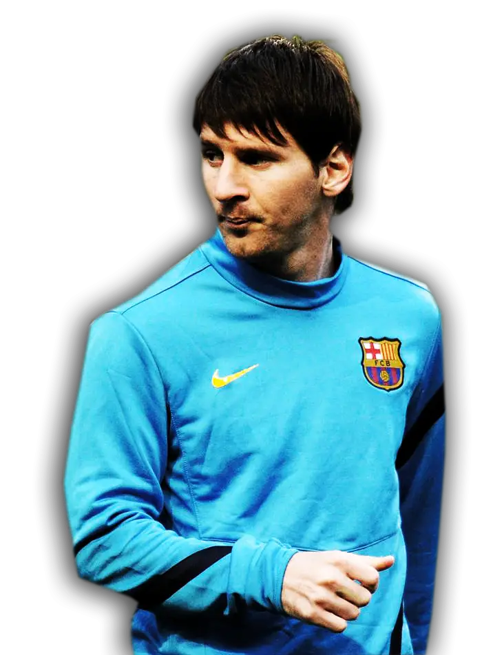 Soccer Player in Blue Jersey