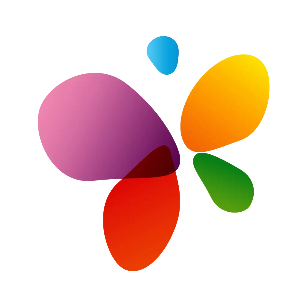 Vibrant Abstract Butterfly