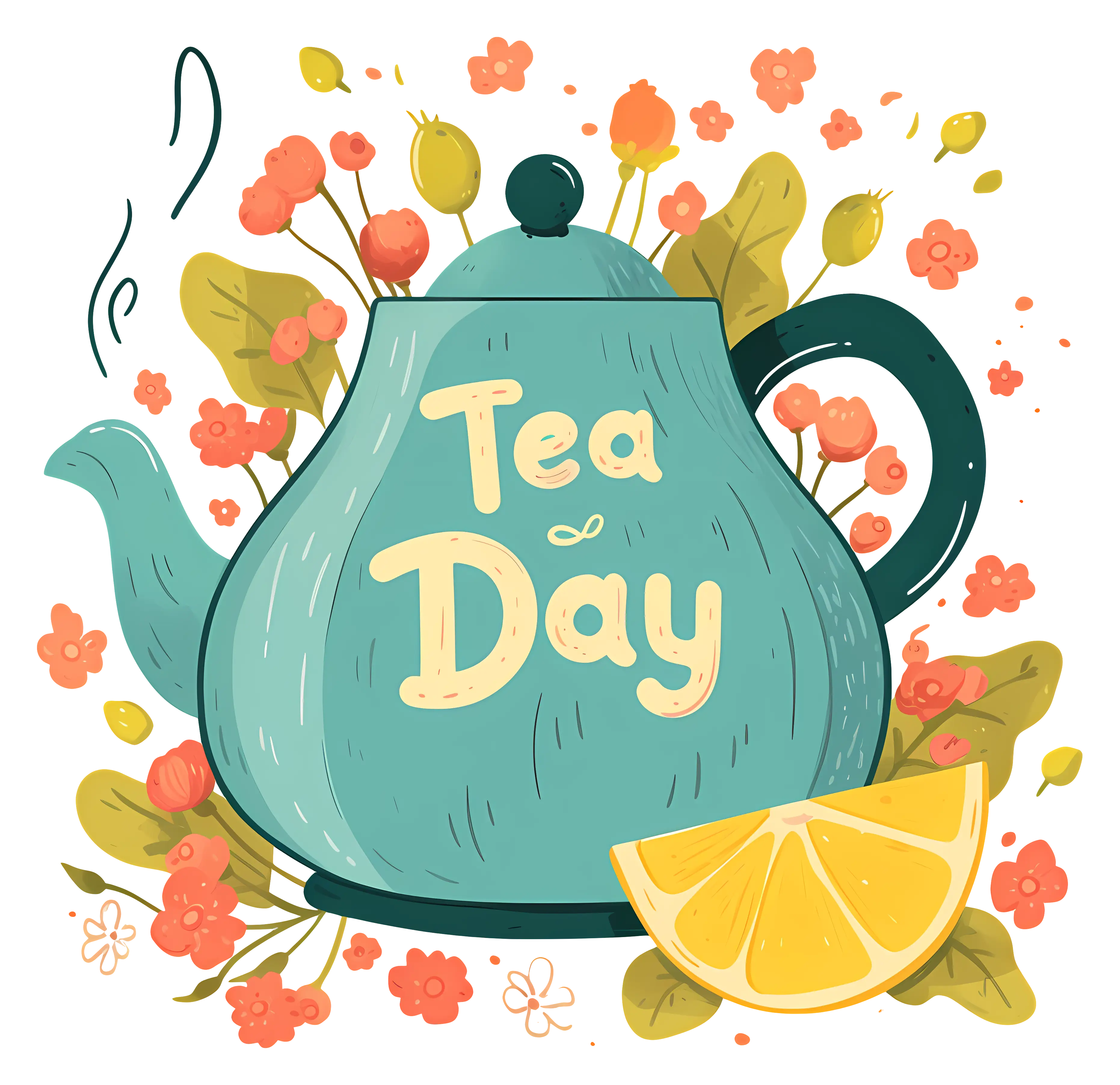 Teapot with Flowers