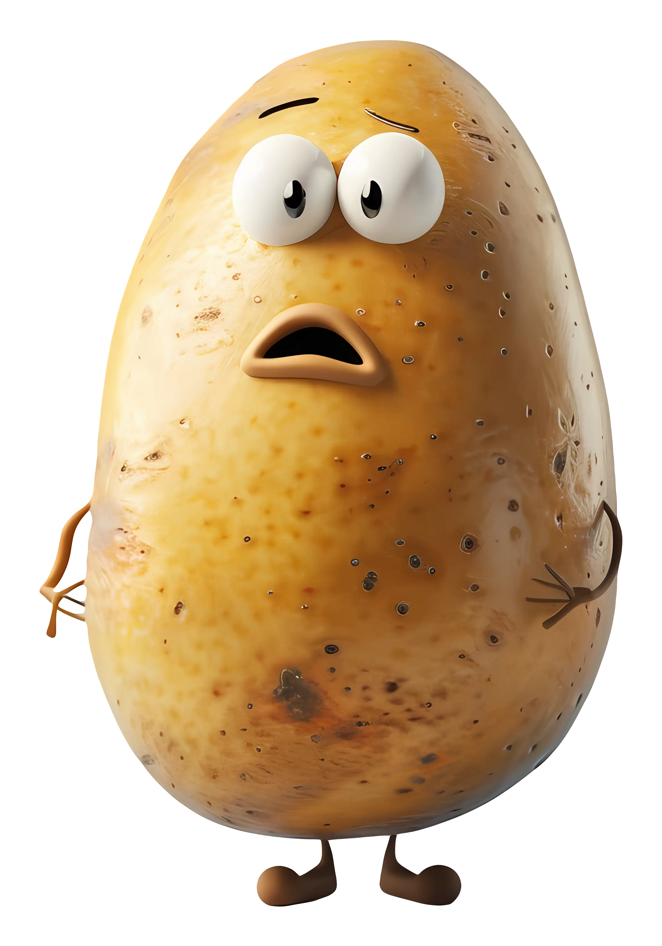 Animated Potato Character