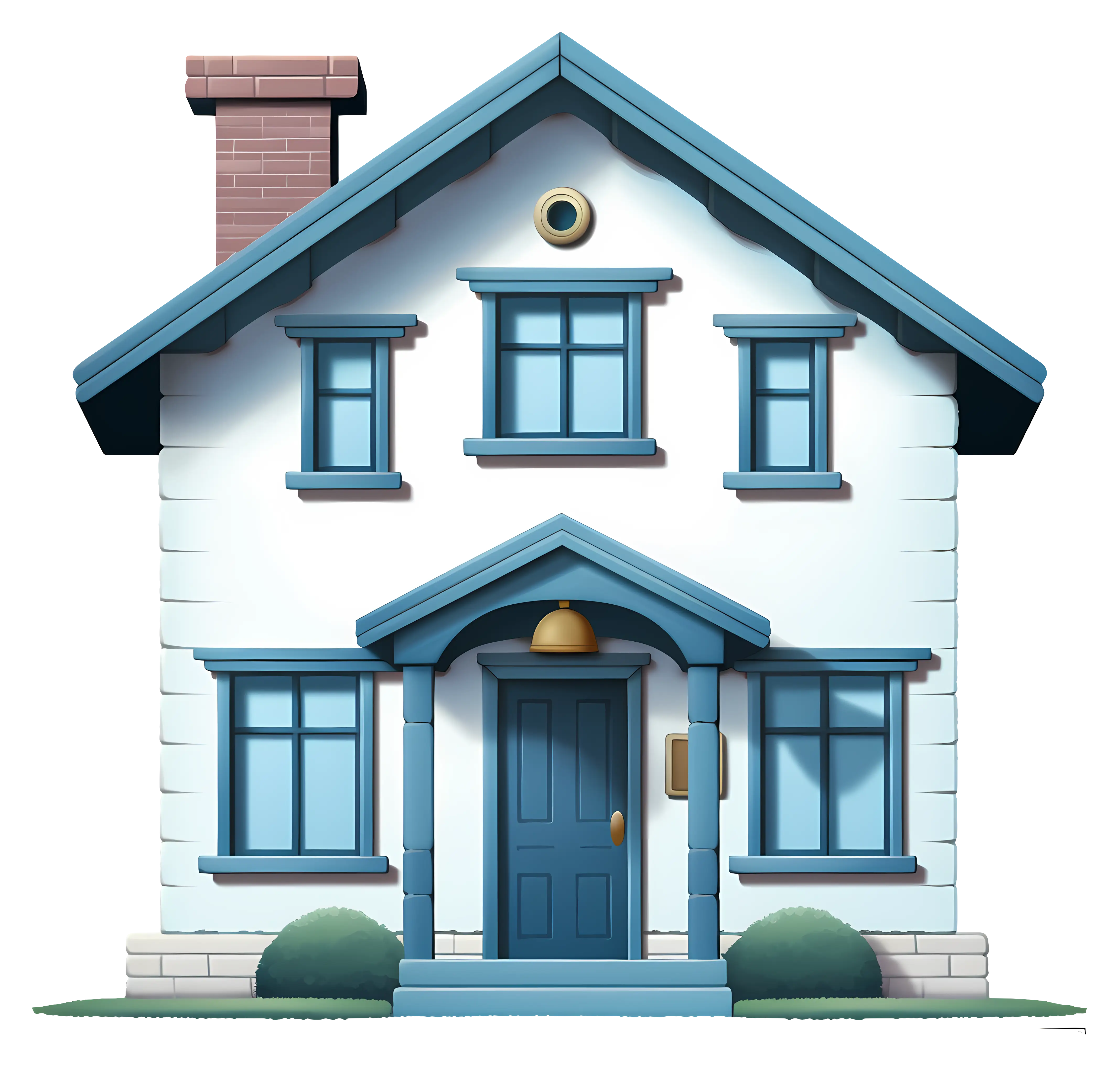 Small Cute Doodle House Representation