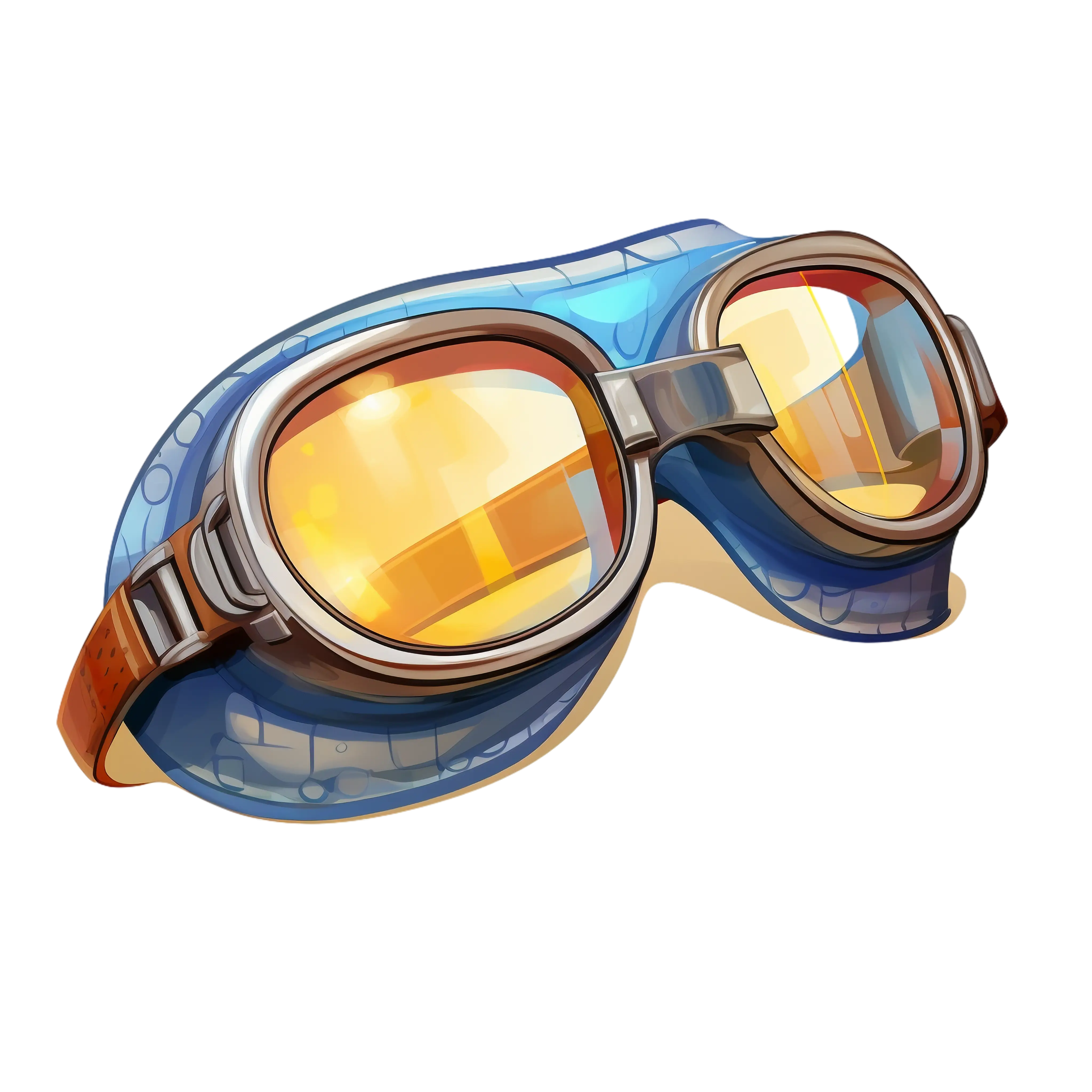 Colorful Protective Swimming Goggles