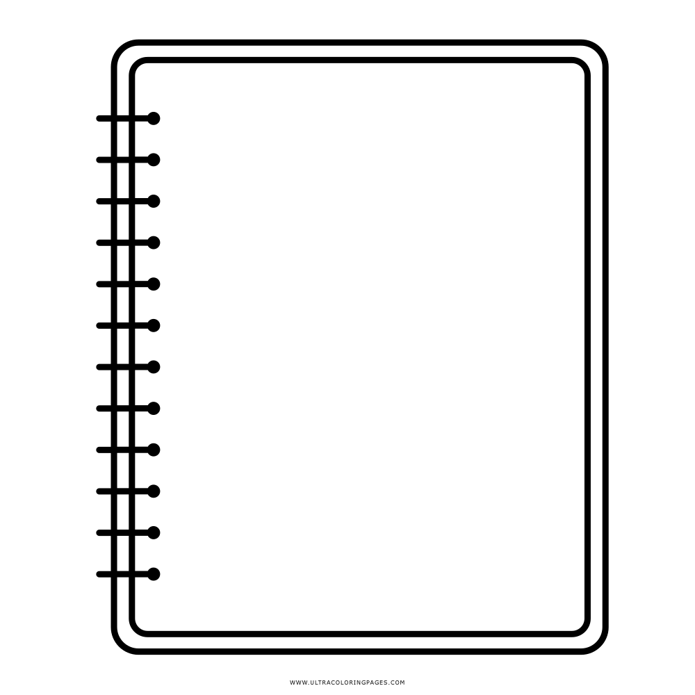 Spiral Notebook Outline for Writing or Studying