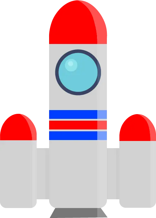 Cartoon Rocket Illustration
