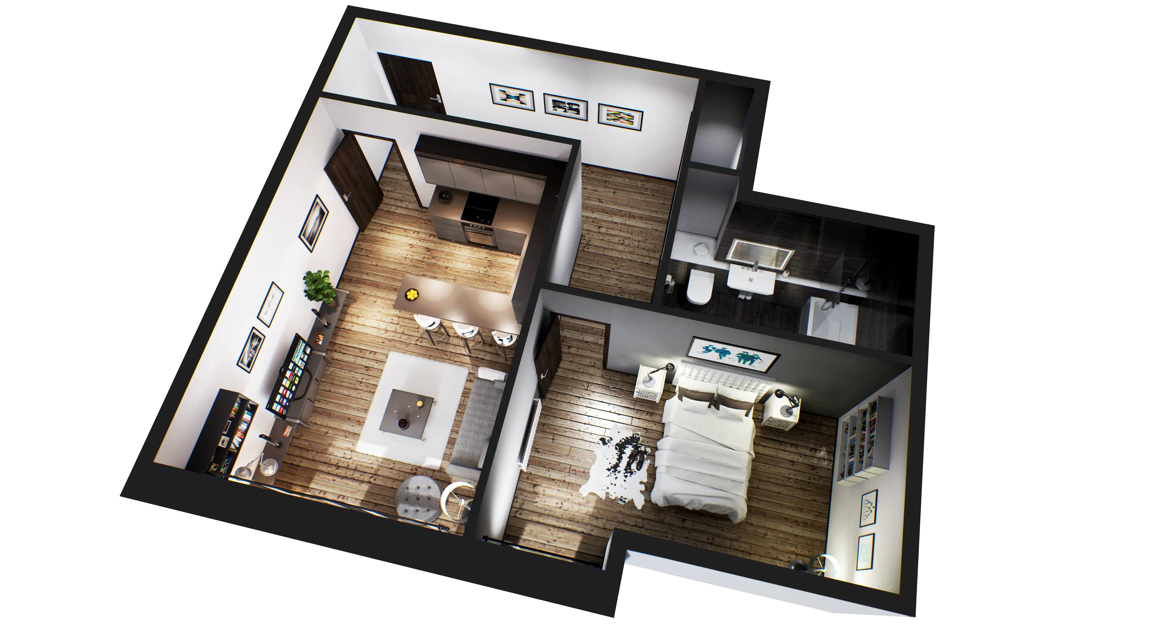 3D Floor Plan for Home Architecture