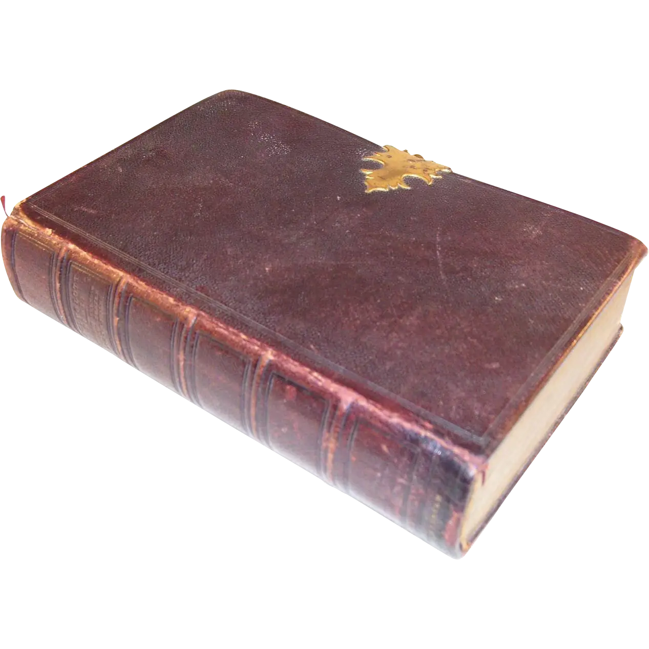Brown Vintage Hardcover Book