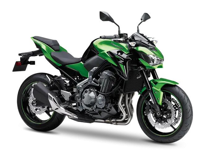 Green Modern Sport Motorcycle