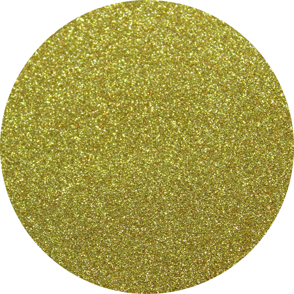 Round Gold Glitter Texture in Shiny Finish