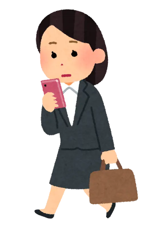 Businesswoman with Phone in Professional Attire