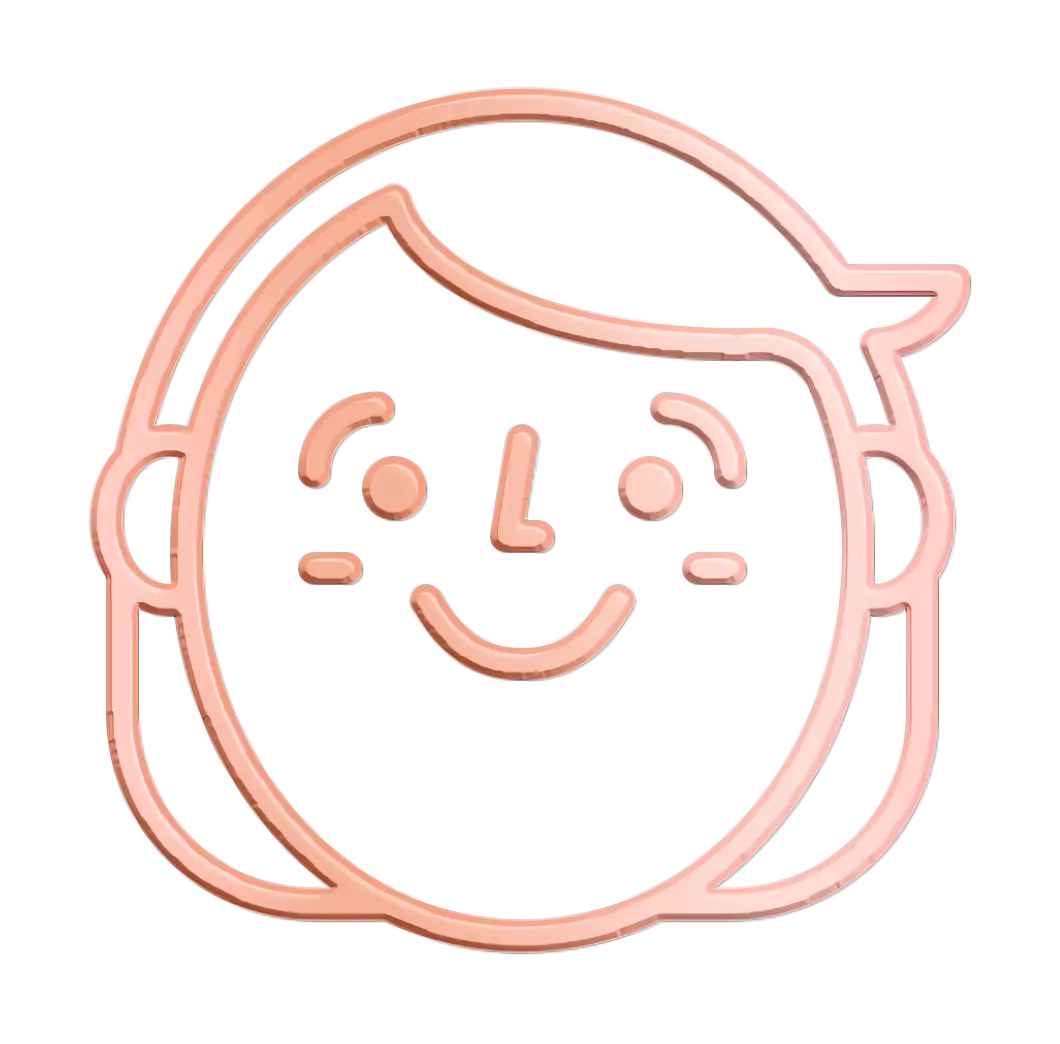 Minimalist Smiling Face Icon