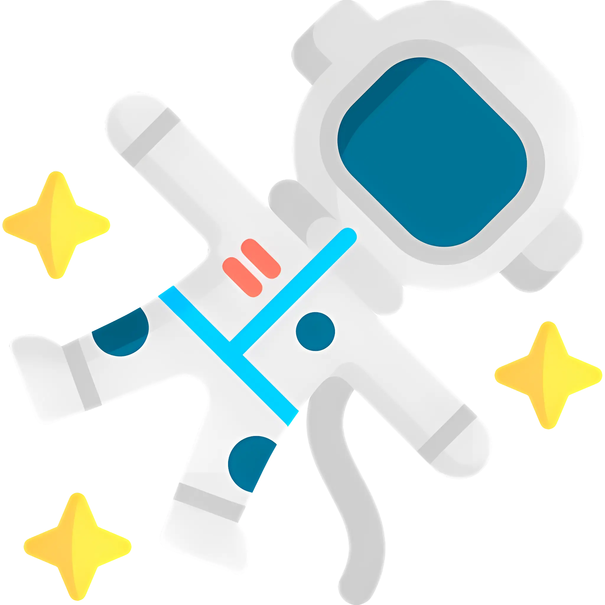 Cute Astronaut with Stars