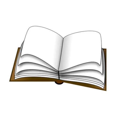 Open Book Illustration Depicting Reading and Knowledge