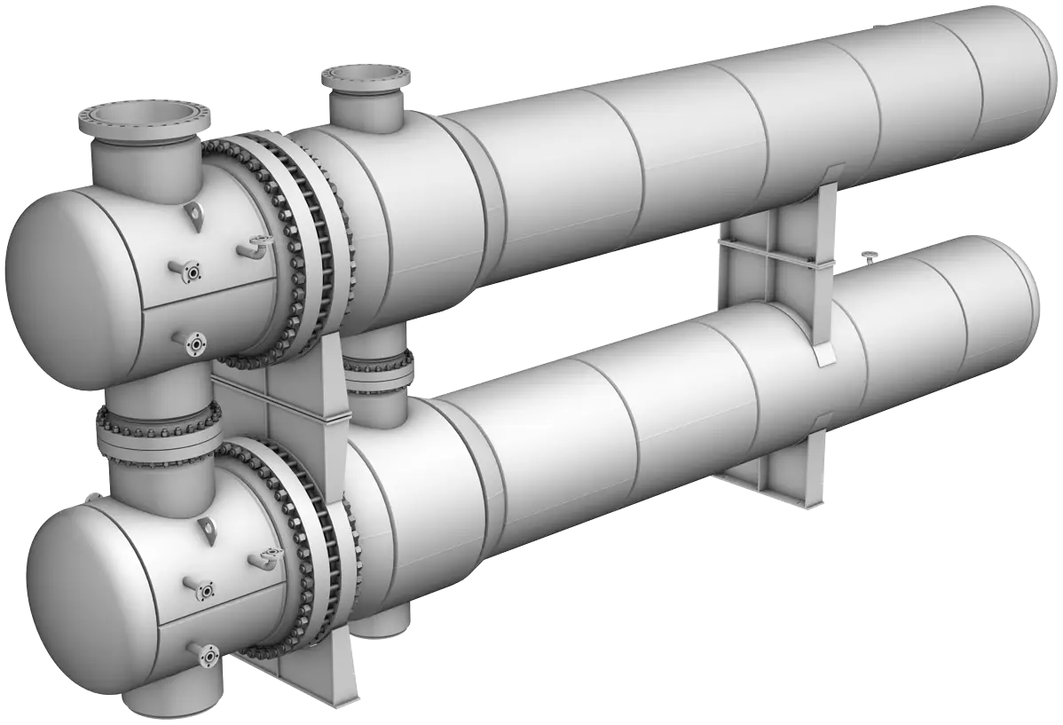 Industrial Heat Exchanger with Cylindrical Design