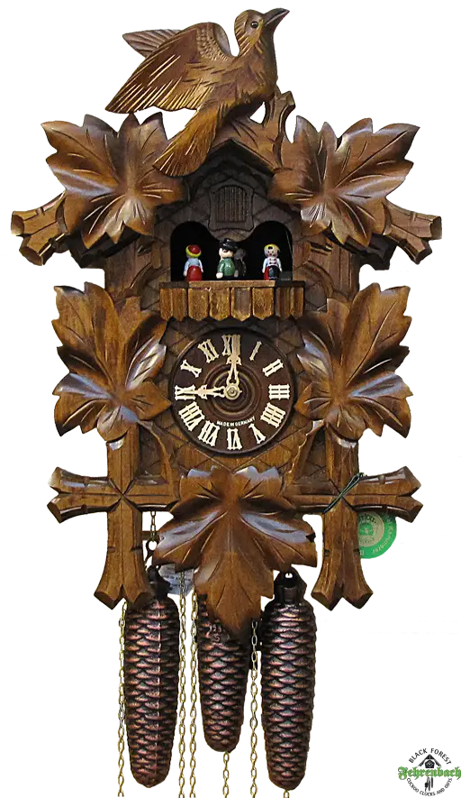 Traditional Wooden Cuckoo Clock with Classic Design