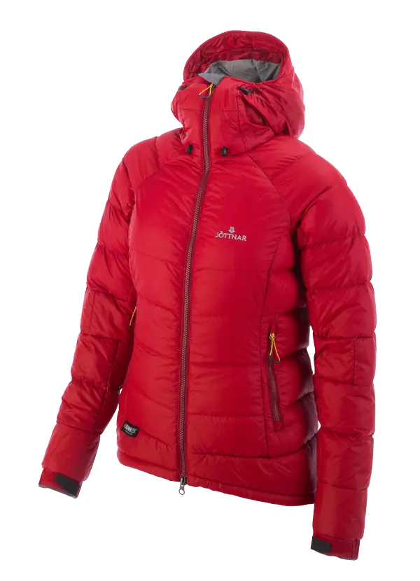 Red Winter Jacket with Hood