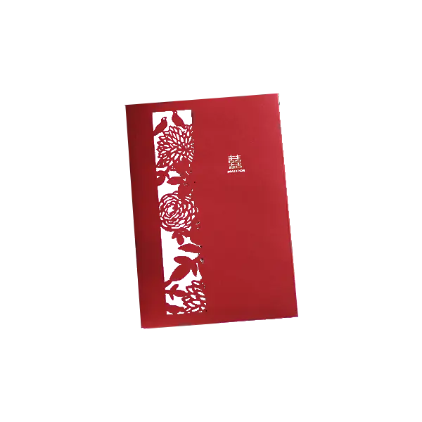 Formal Red Invitation Card