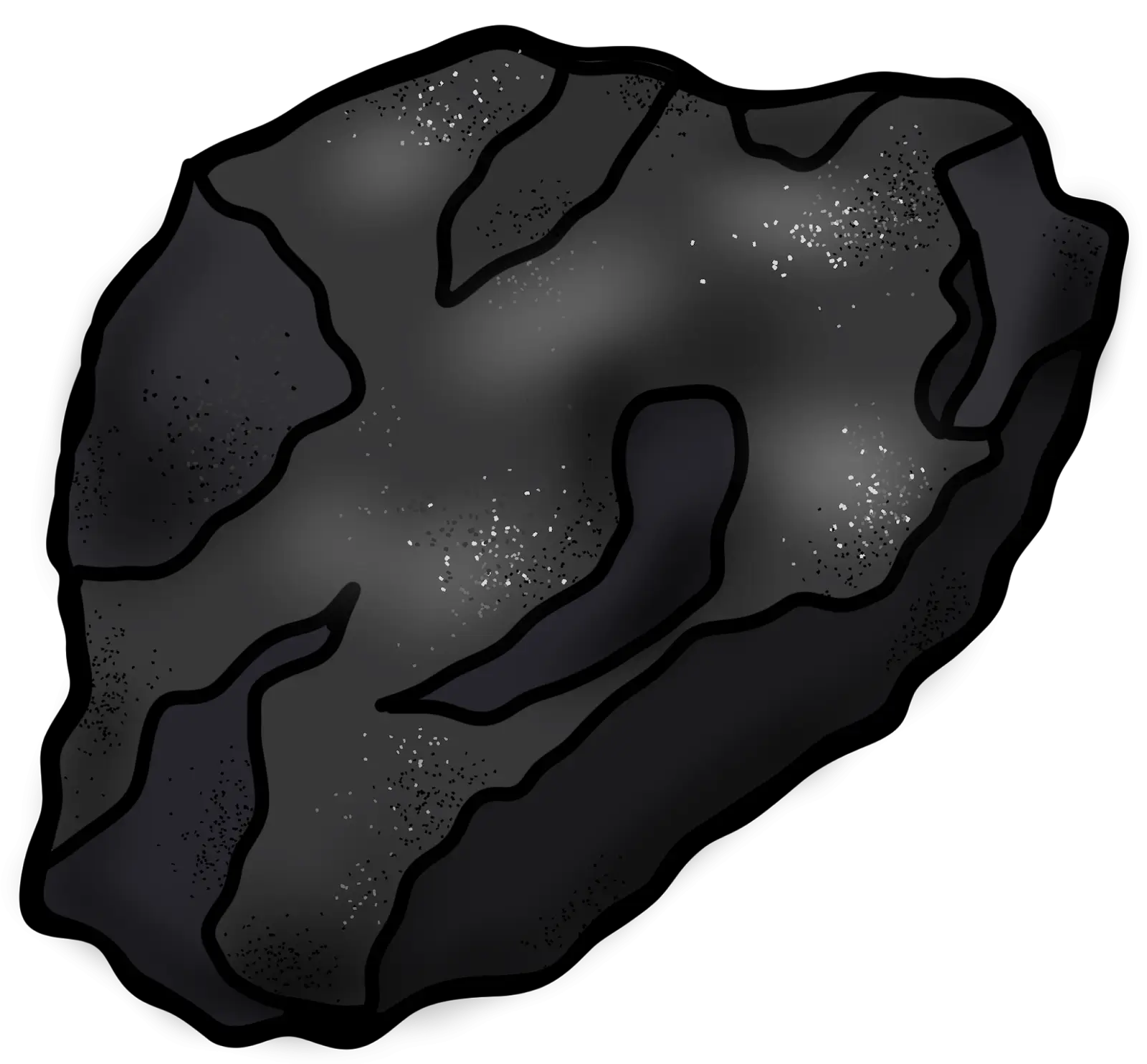 Black Rock Illustration