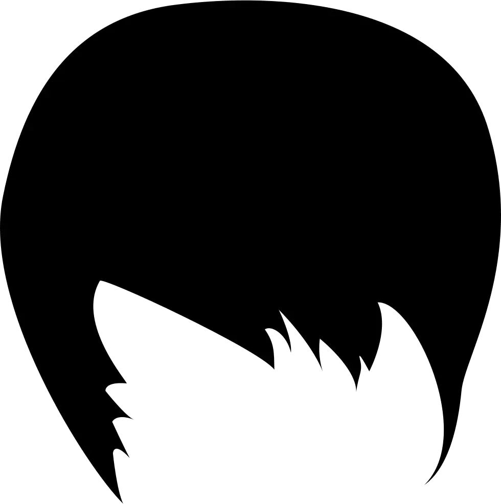 Black Hairstyle Silhouette Illustration