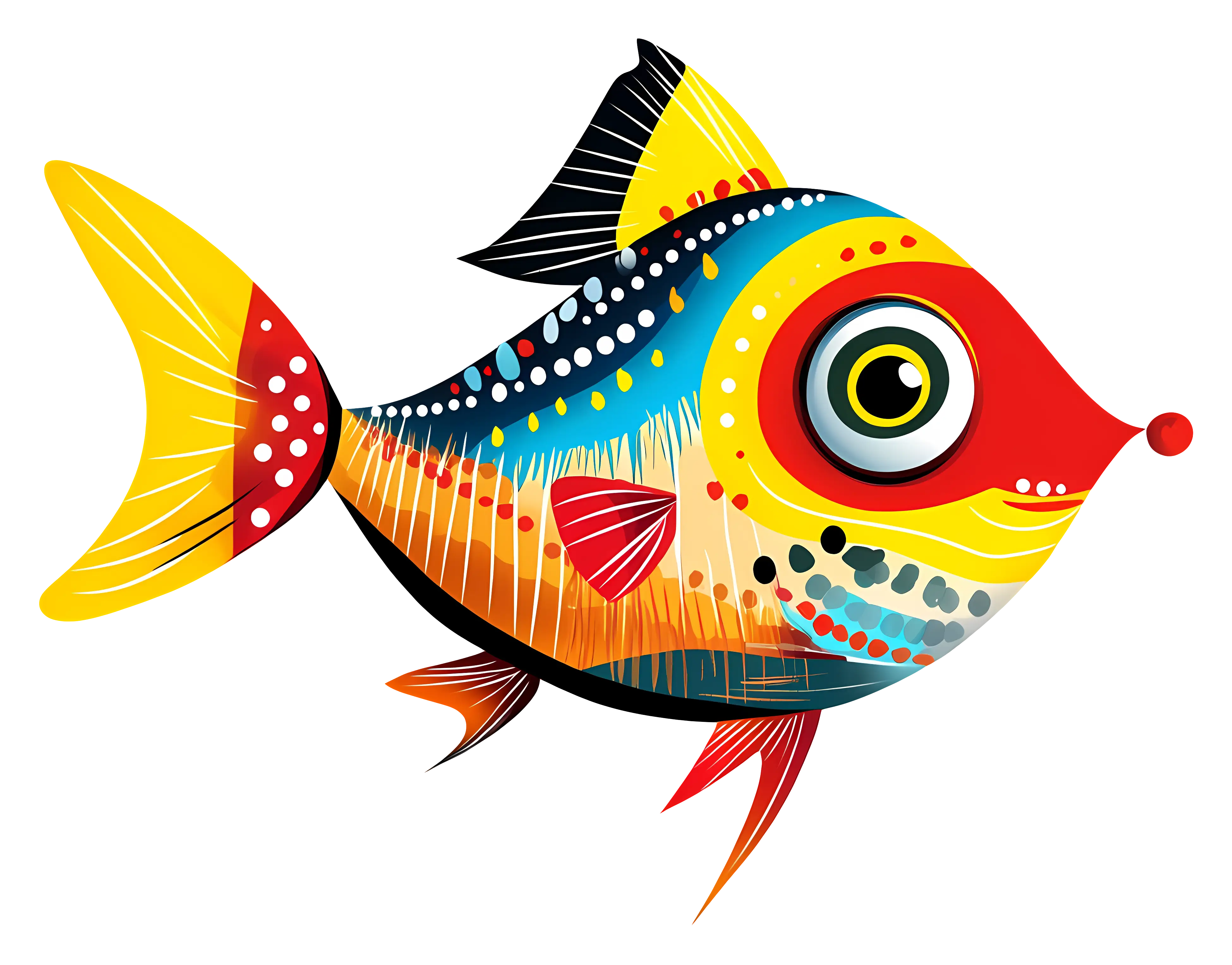 Colorful Artistic Fish
