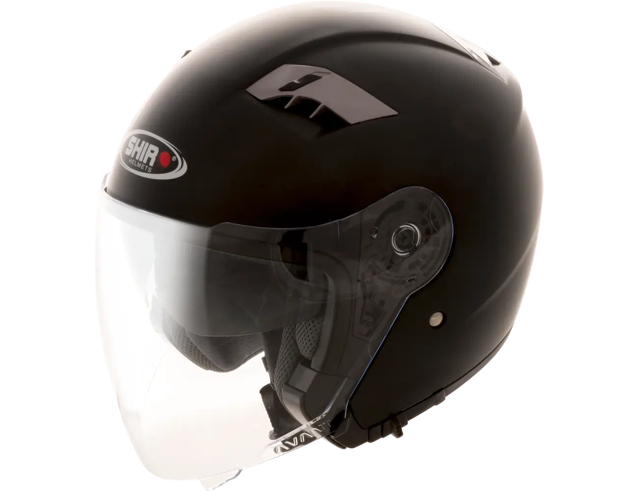 Black Motorcycle Helmet with Visor