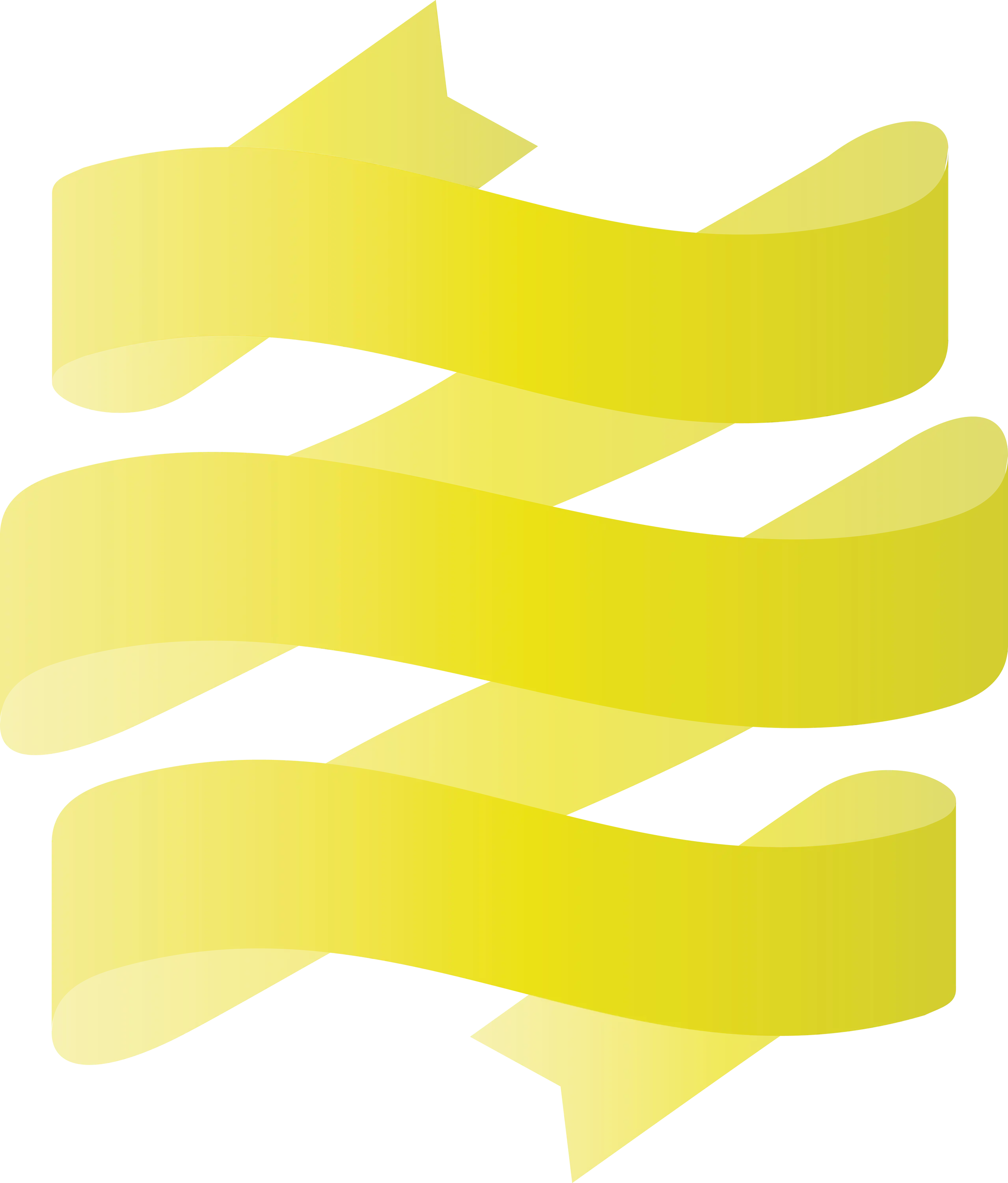 Yellow Ribbon Banner for Decorative Purposes