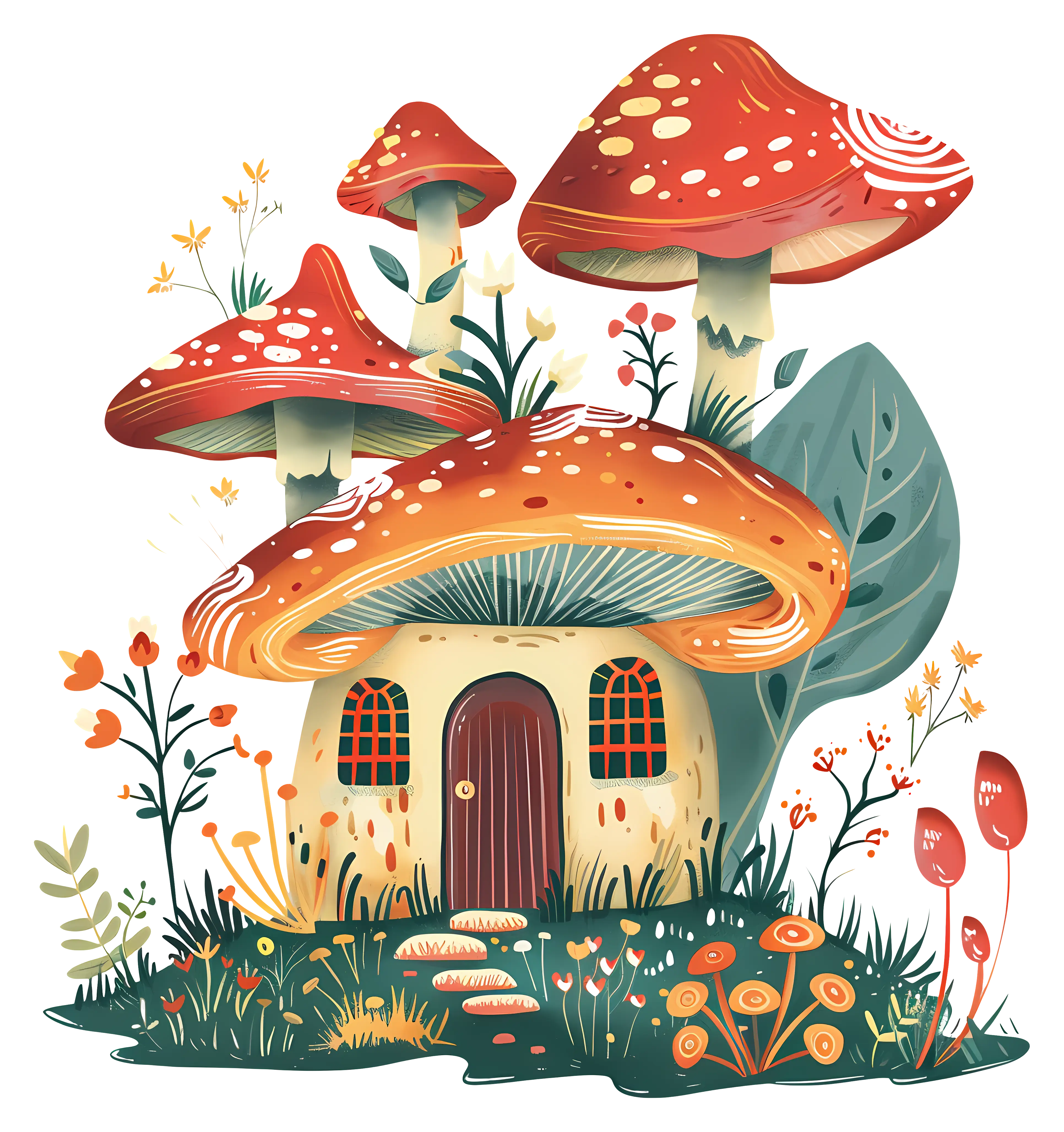 Fairy Mushroom House