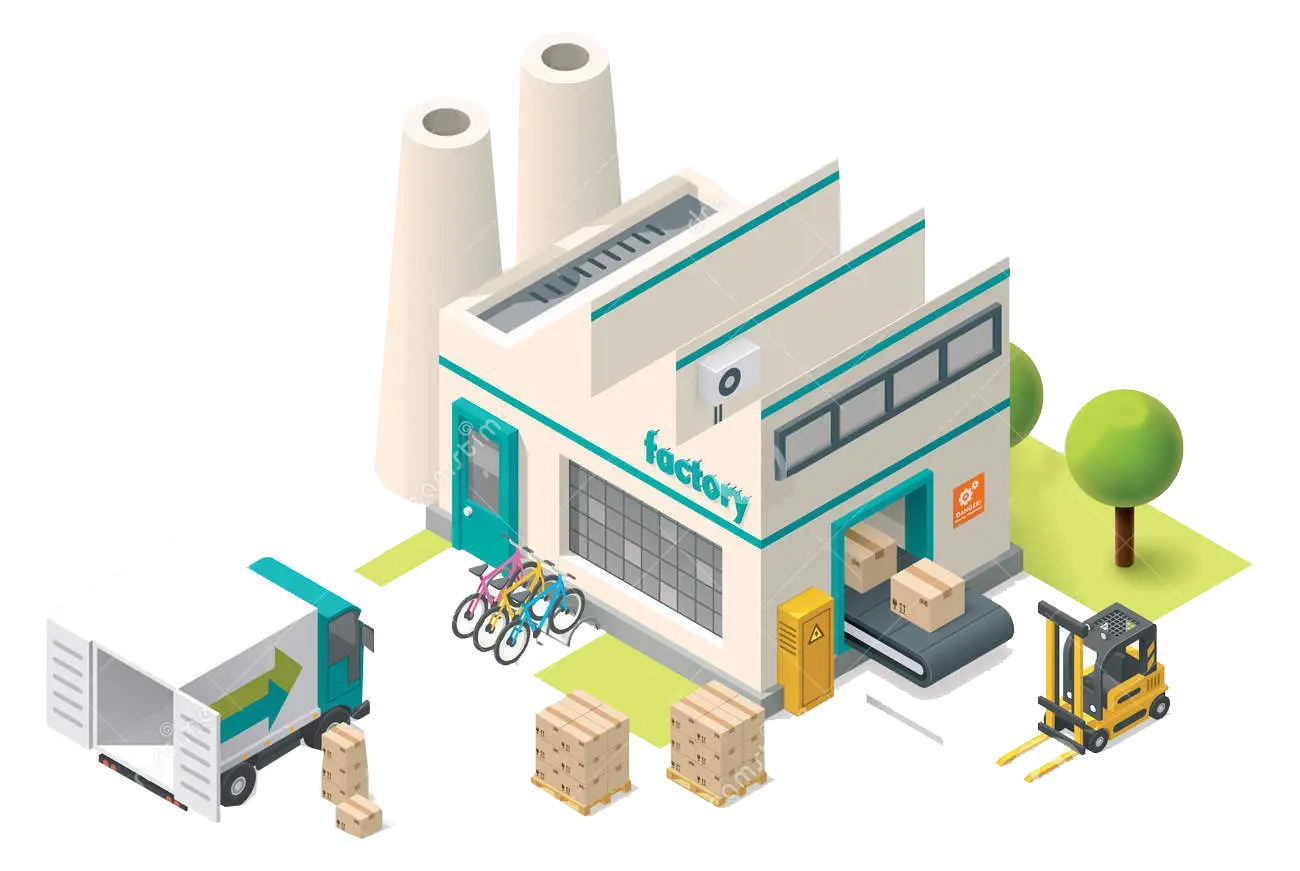 Isometric Factory Building