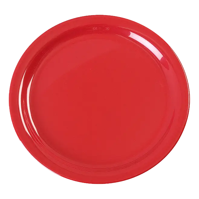 Bright Red Plate for Table Setting