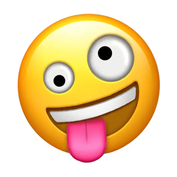 Funny Face Emoji with Tongue Out