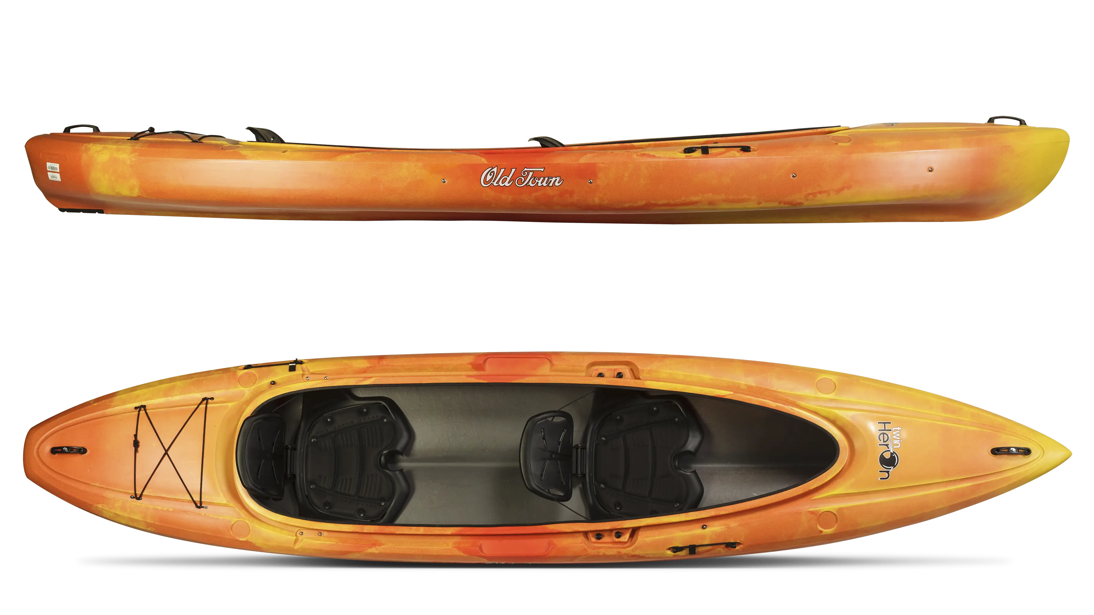 Yellow and Orange Kayak for Water Adventure