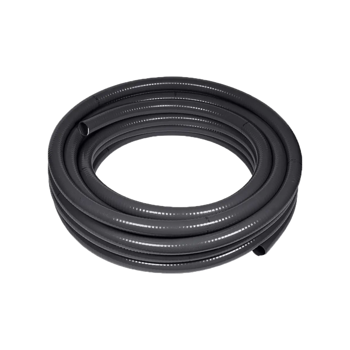 Coiled Black Hose for Gardening