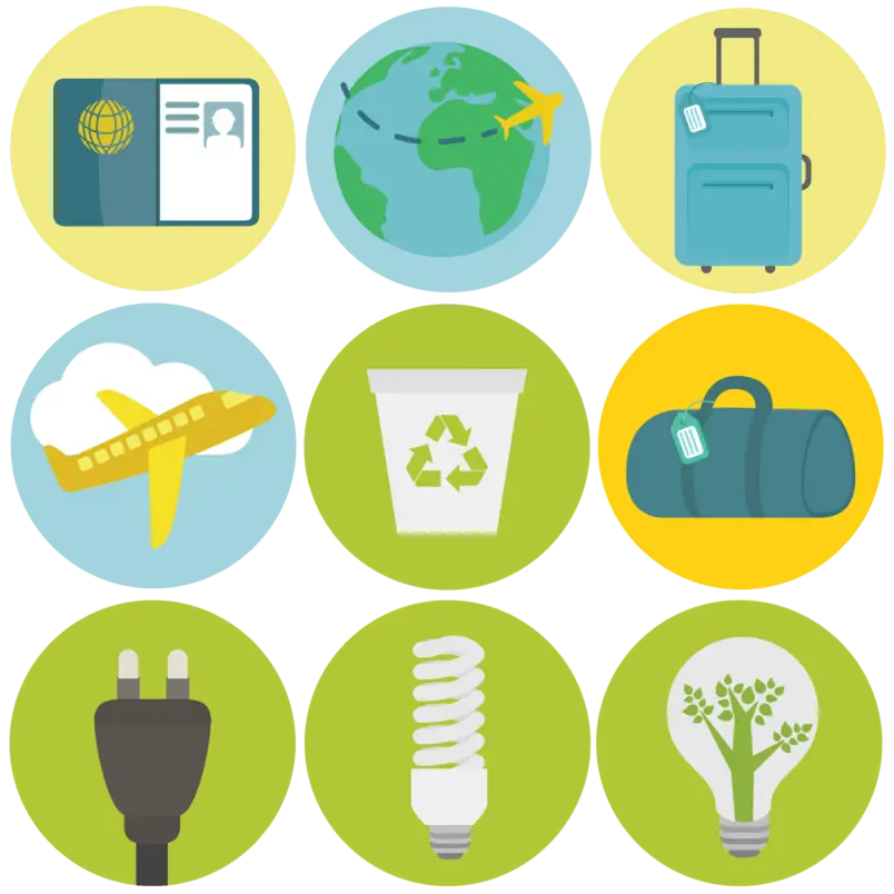 Travel and Eco Icons