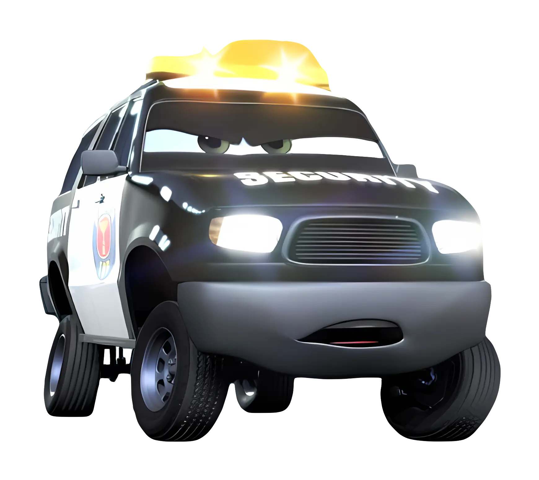 Animated Police Car with Lights