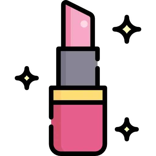 Pink Lipstick Illustrative Design