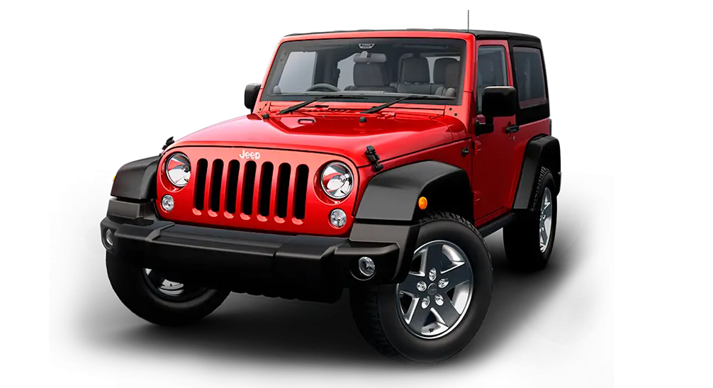 Red Off-Road Jeep for Adventurous Journeys