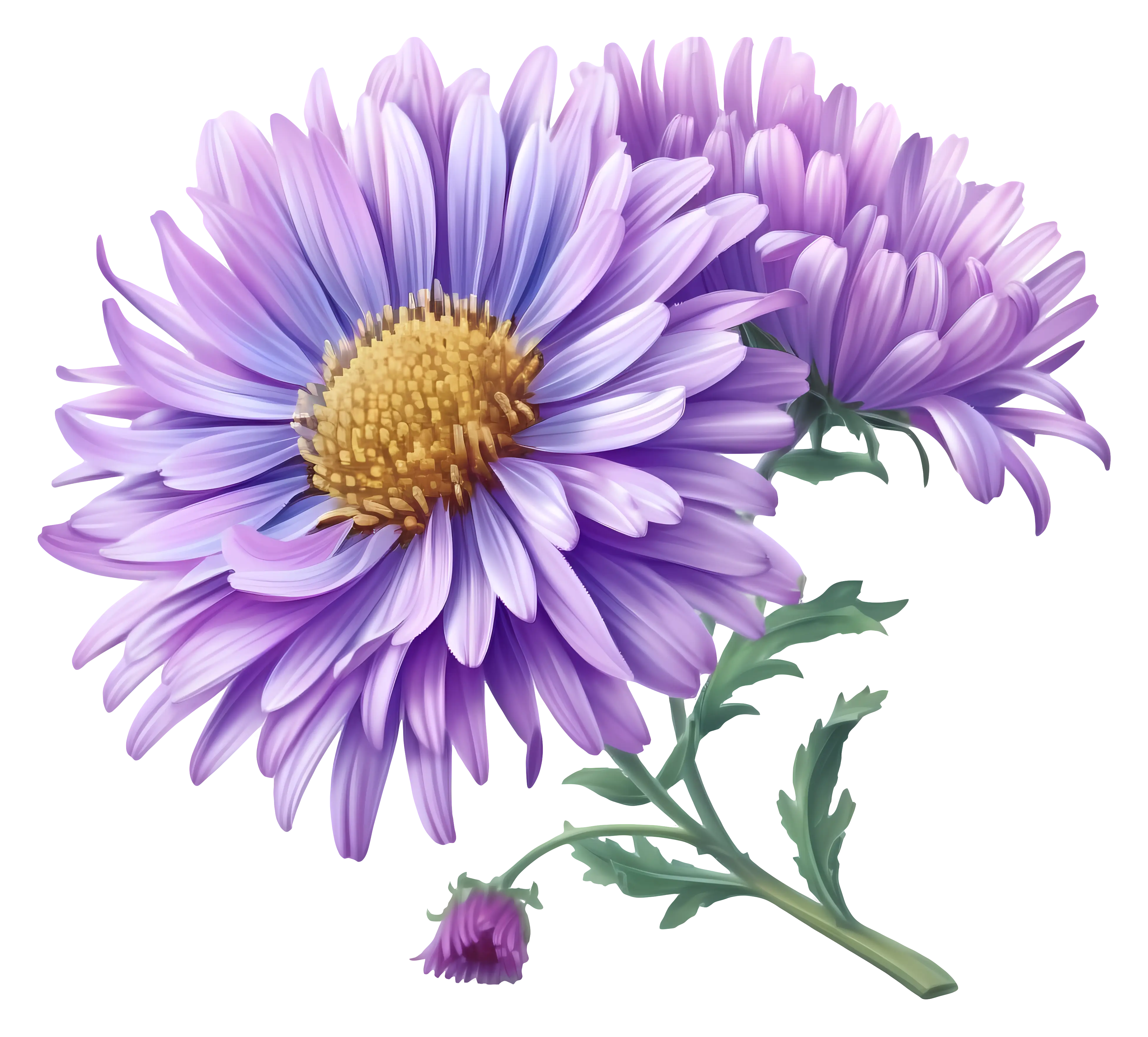 Purple Flowers in Bloom