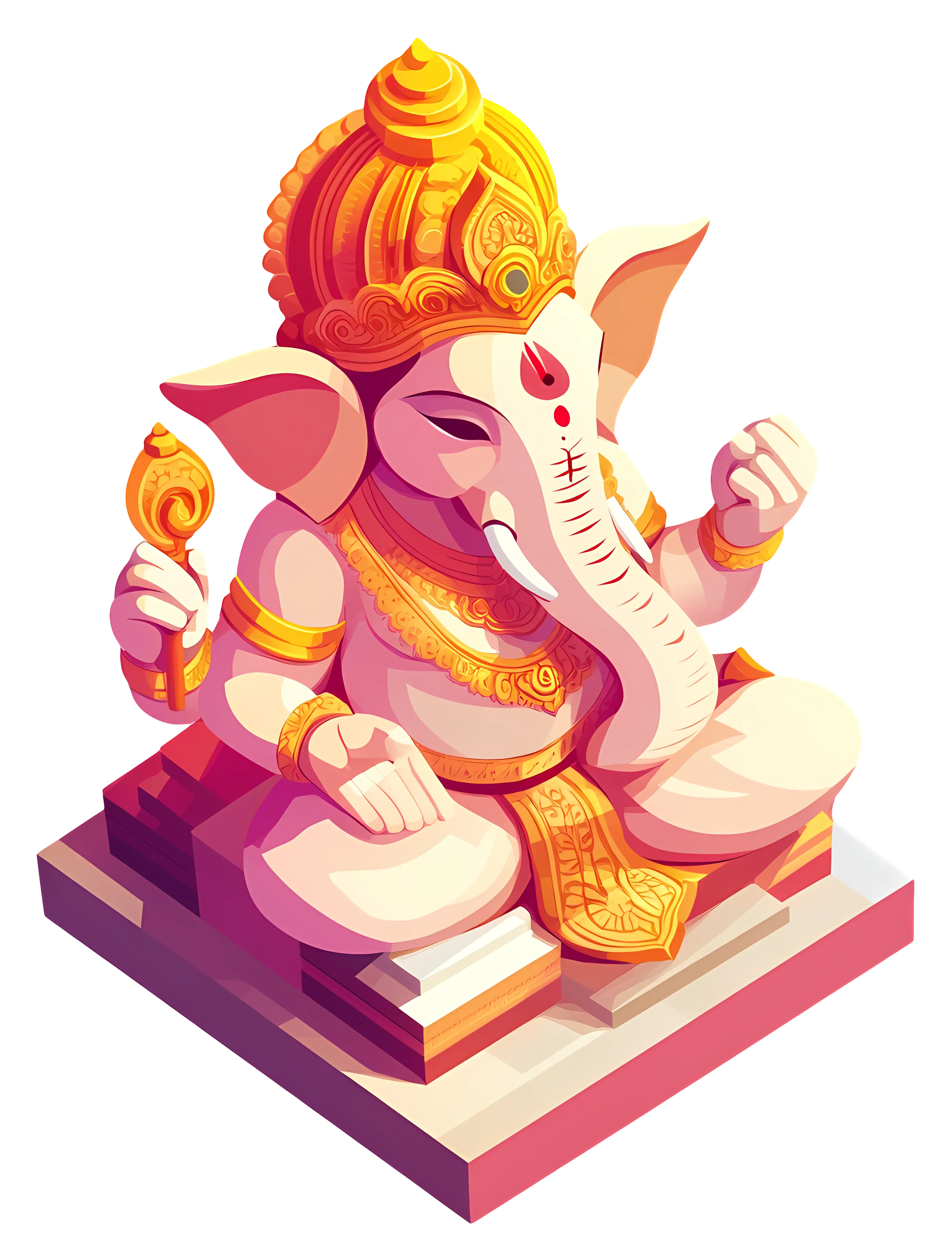 Intricately Designed Lord Ganesha Sculpture
