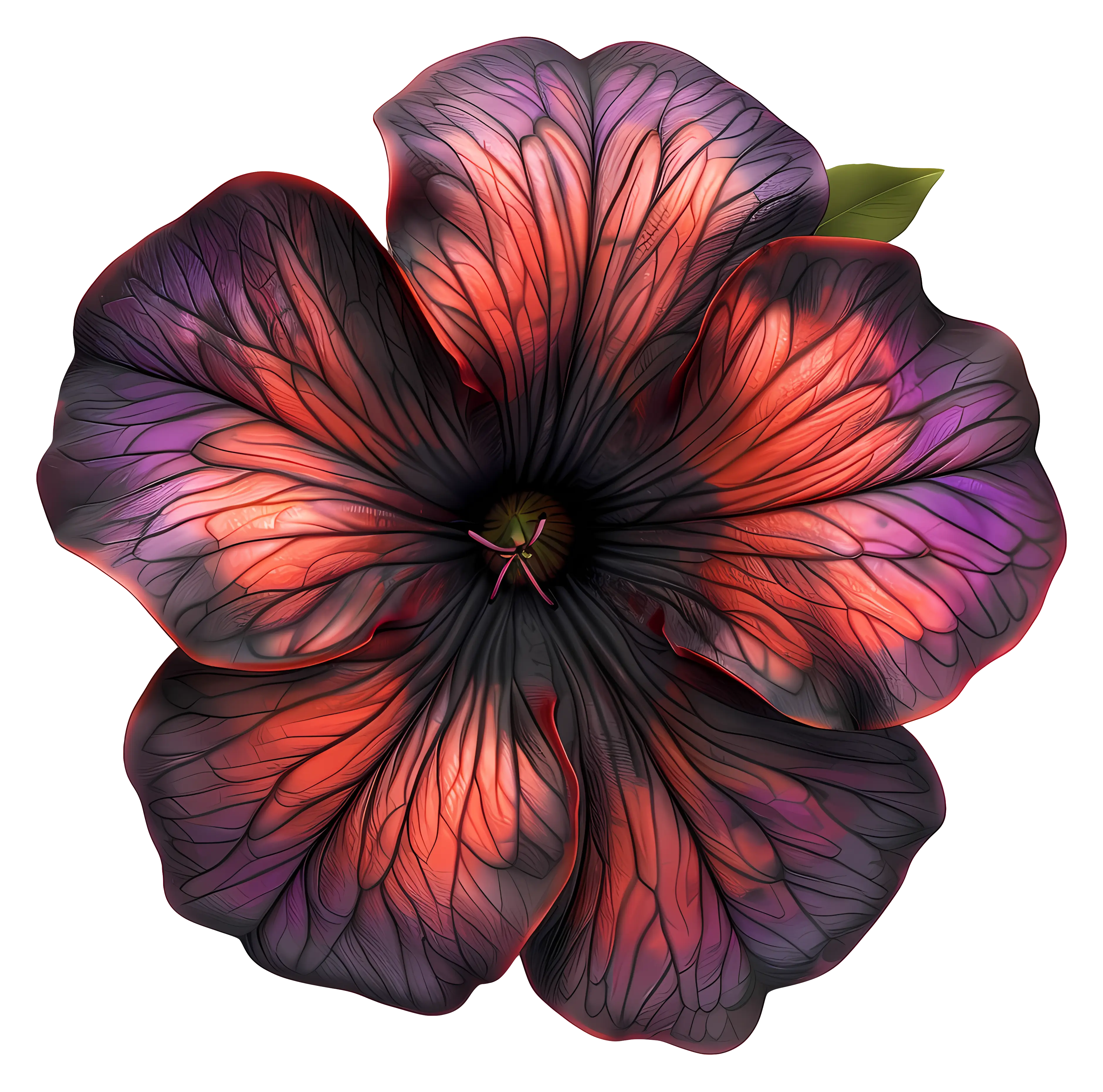 Colorful Flower with Vibrant Petals