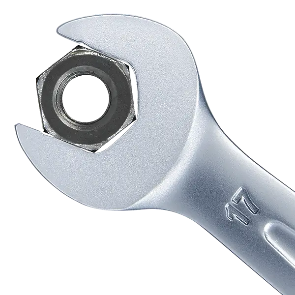 Metal Wrench Holding Hexagonal Nut
