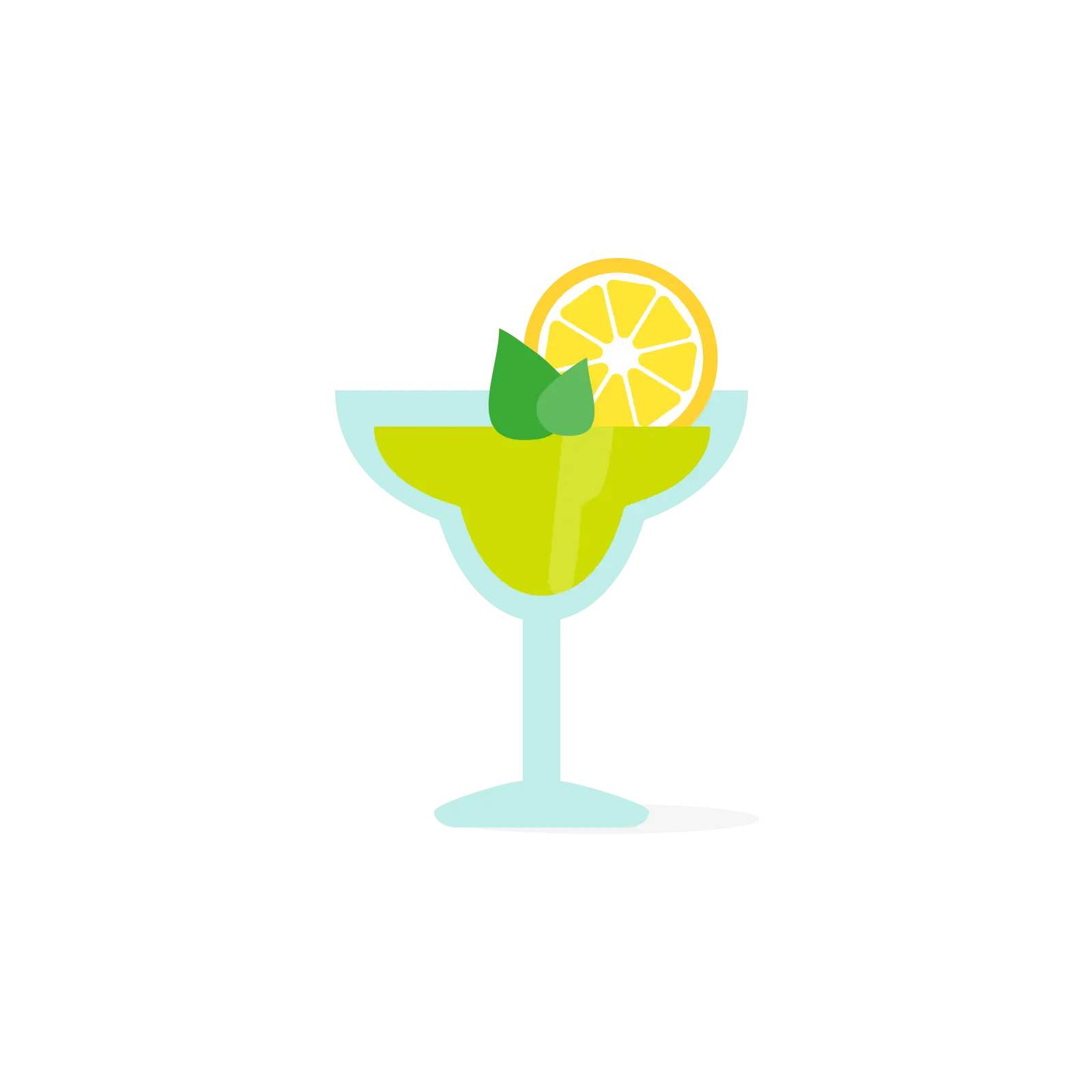 Lemon Cocktail Illustration