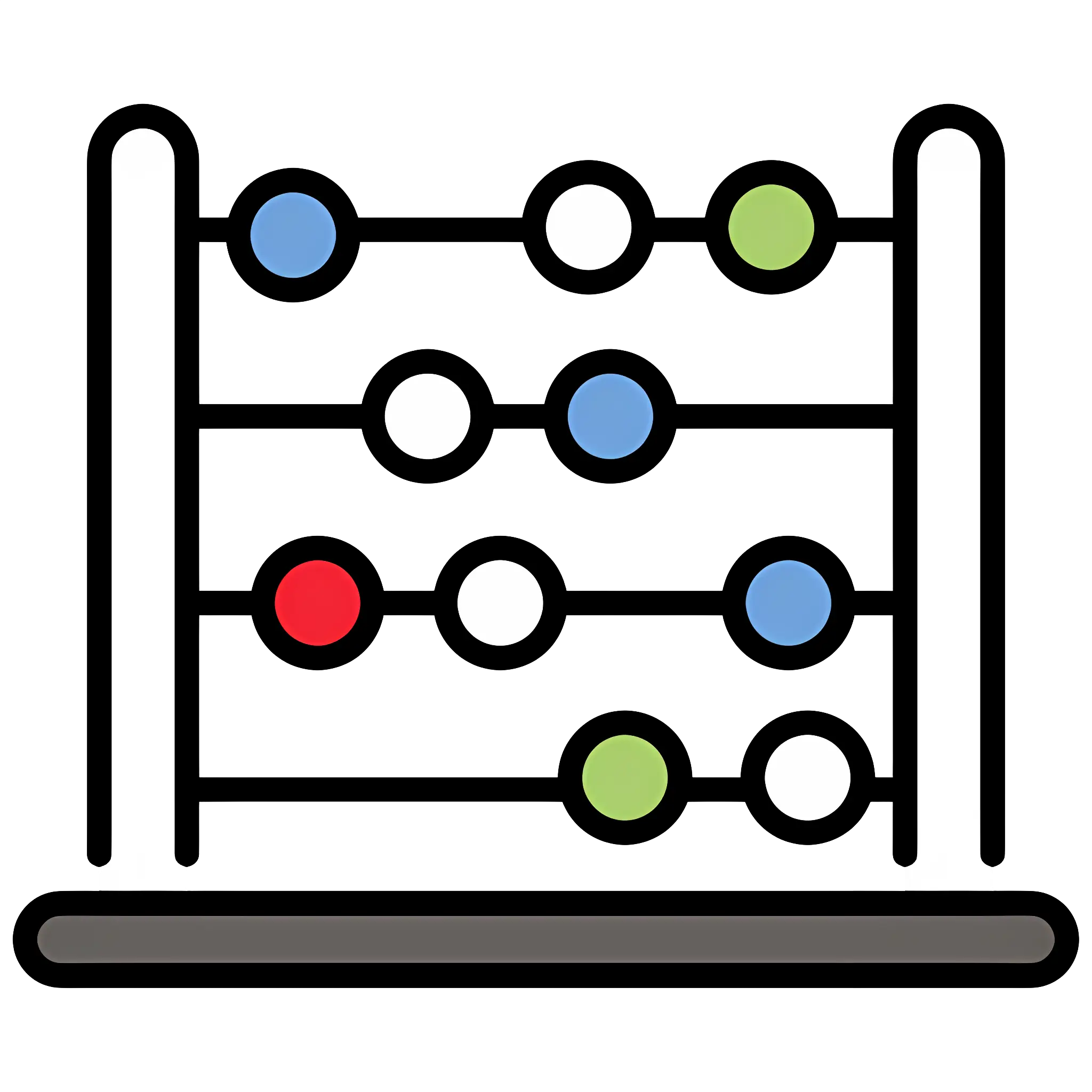 Colorful Abacus for Learning Math