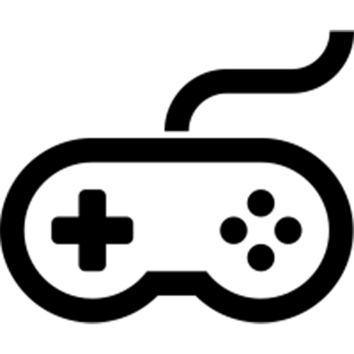 Game Controller Icon for Technology and Gaming